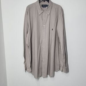Plus Size Ralph Lauren Men's Button Down Shirt